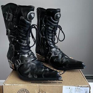 New Rock Vintage Raspado M7993 Western Boots